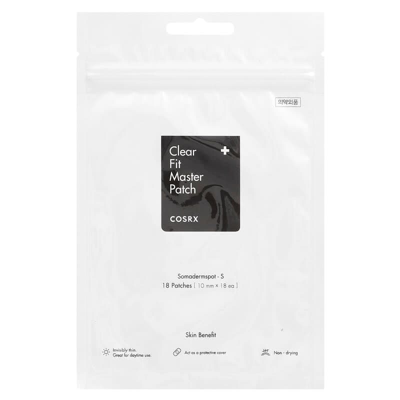 COSRX Clear Fit Master Patch - 18 patchesلاصقات تقلل التهاب حب الشباب - 16 لاصق