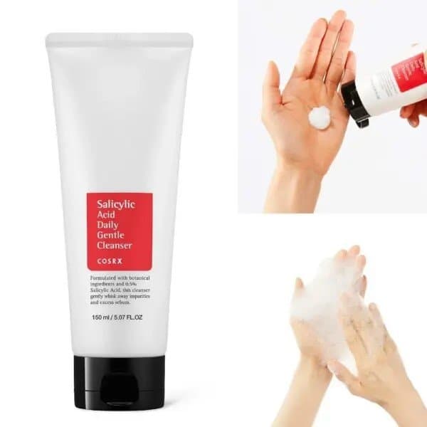COSRX Salicylic Acid Daily Gentle Cleanser ¦ غسول بالسالسلك اسد من كوزركس