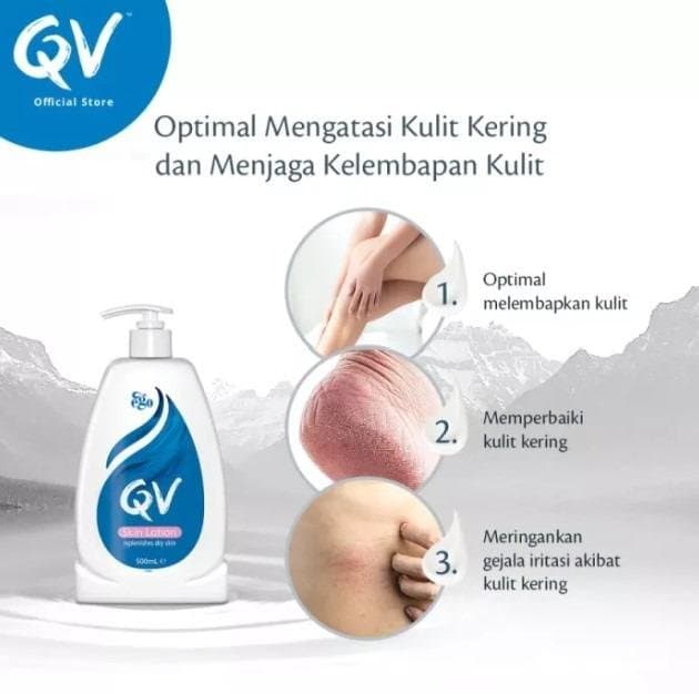 QV Skin Lotion Replenish Your Skin - 500ml | كيو في لوشن مرطب للجسم - 500 مل