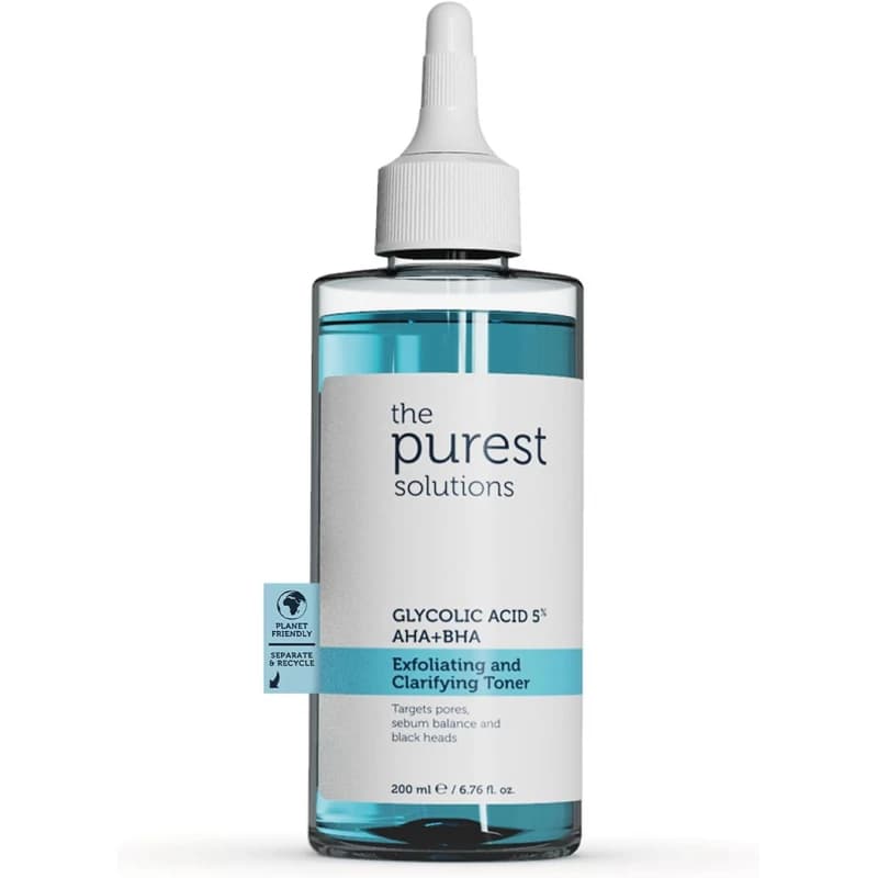 The Purest Solutions Exfoliating and Clarifying Toner - 200ml | تونر الكلايكولك اسد من ذا بيورست سلوشن