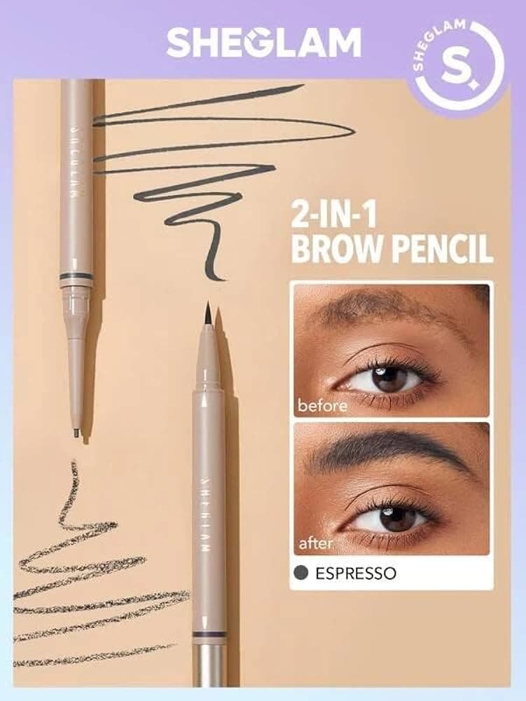 Sheglam Brows On Demand 2-In-1 Brow Pencil | شيكلام قلم تحديد حاجب