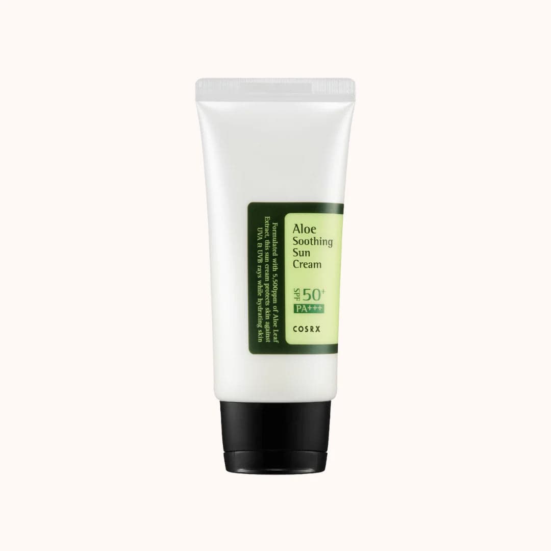 COSRX Aloe Soothing Sun Cream SPF50 PA | كوزركس واقي الشمس بخلاصة الصبار