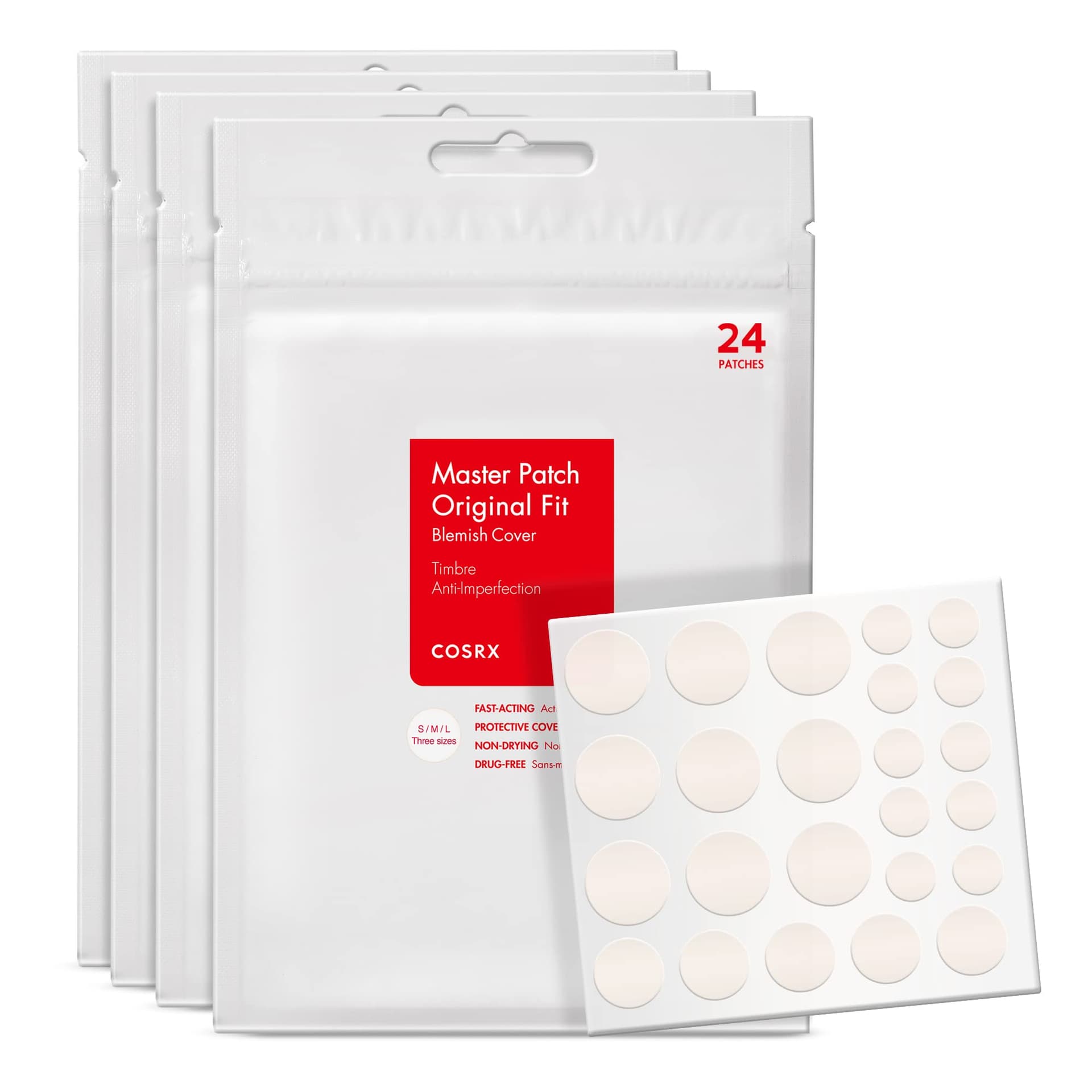 COSRX Acne Pimple Master Patch - 24 patches | لصقات حب الشباب من كوزركس