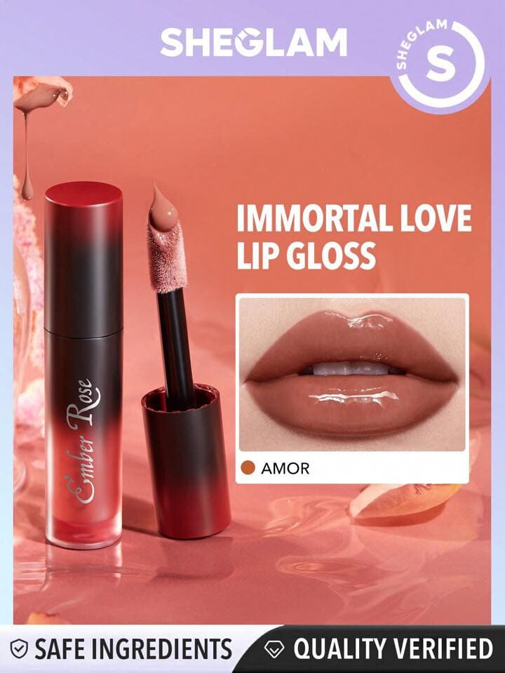 SHEGLAM Ember Rose Immortal Love Nourishing Lip Gloss / شيكلام كلوس امبر روز