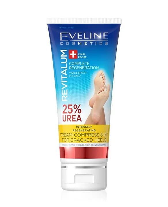 Eveline foot cream 25% urea |     كريم قدم باليوريا نسبة ٢٥ مم ايفلاين