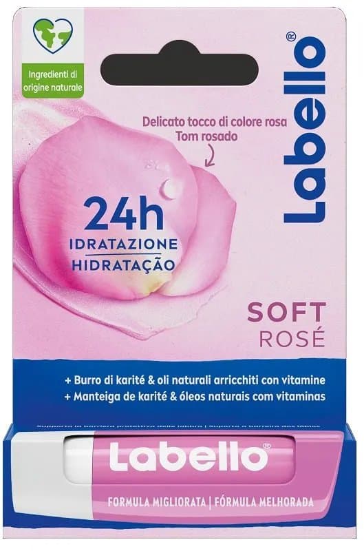 Labello  soft rose lip balm | مرطب شفاه من لابيلو بالورد