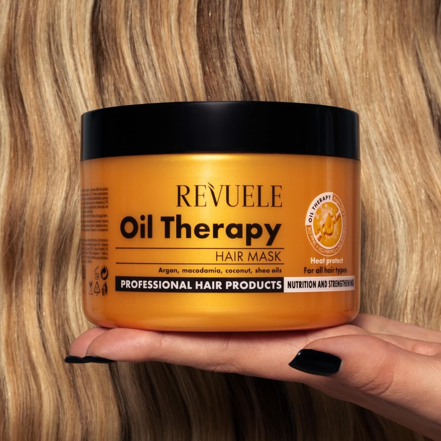 Revuele oil therapy hair mask | ماسك الشعر من ريفولي لترطيب و ترميم الشعر