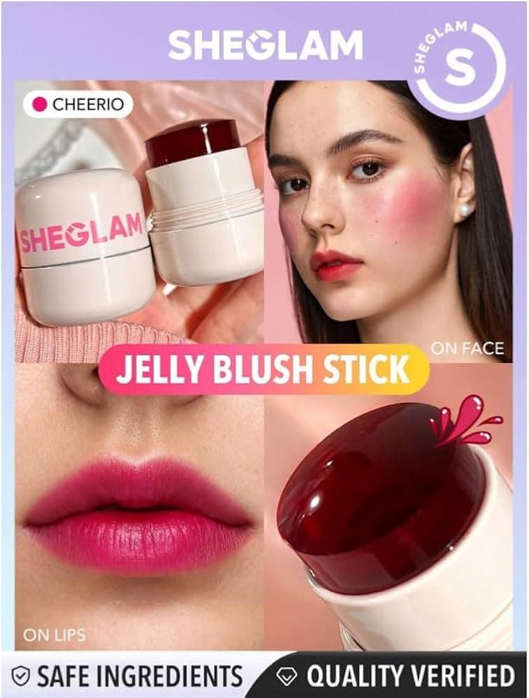 SHEGLAM Jelly-Licious Hydrating Lip &amp; Blush Tint | تنت الجلي للخدود و الشفاه من شيكلام