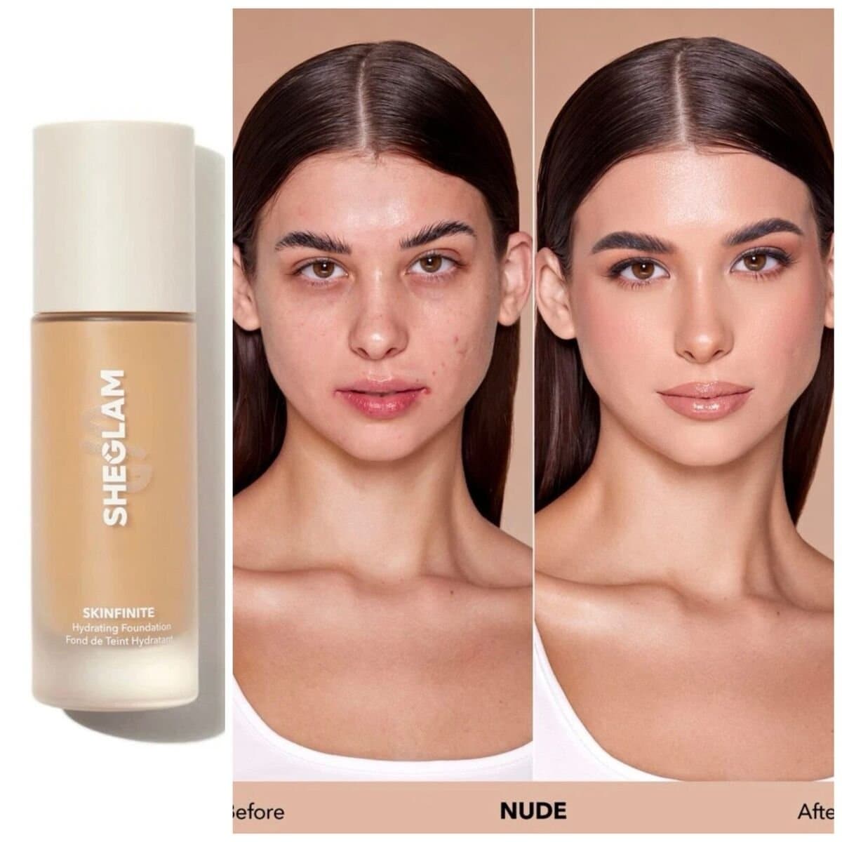 SHEGLAM Skinfinite Hydrating Foundation | كريم اساس بتركيبة كريمية
