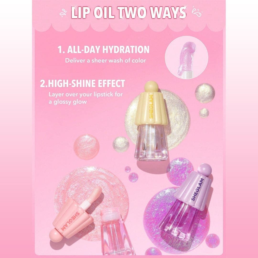 sheglam jelly wow hydrating lip oil | كلوس جيلي واو من شيكلام