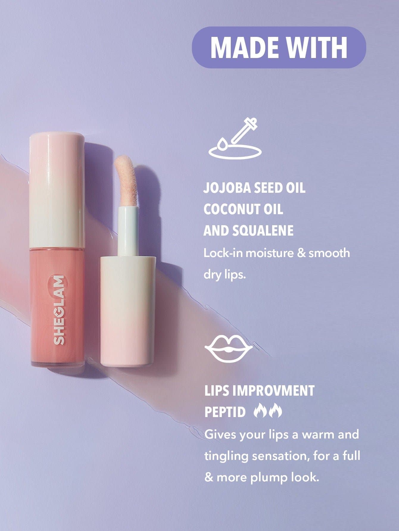 sheglam hot goss plumping lip gloss | منفخ شفاه من شيكلام