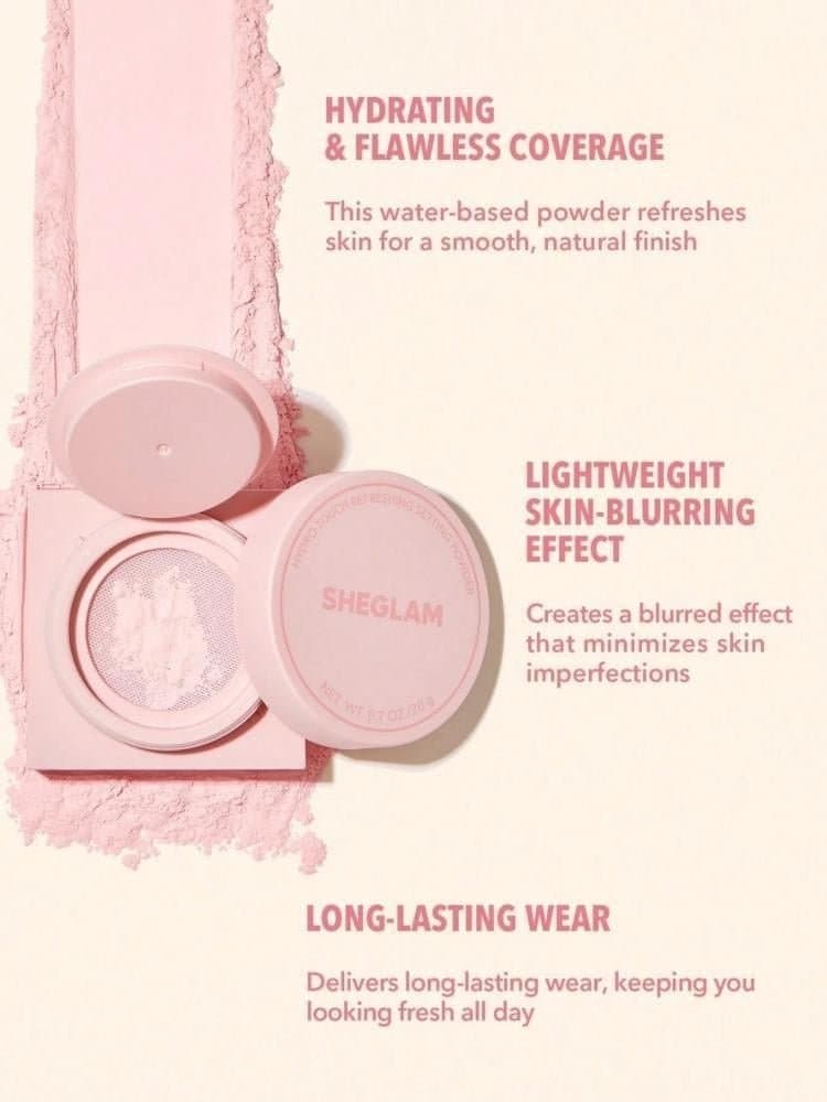 sheglam hydro touch refreshing setting powder | بودر مثبت للميكب من شيكلام