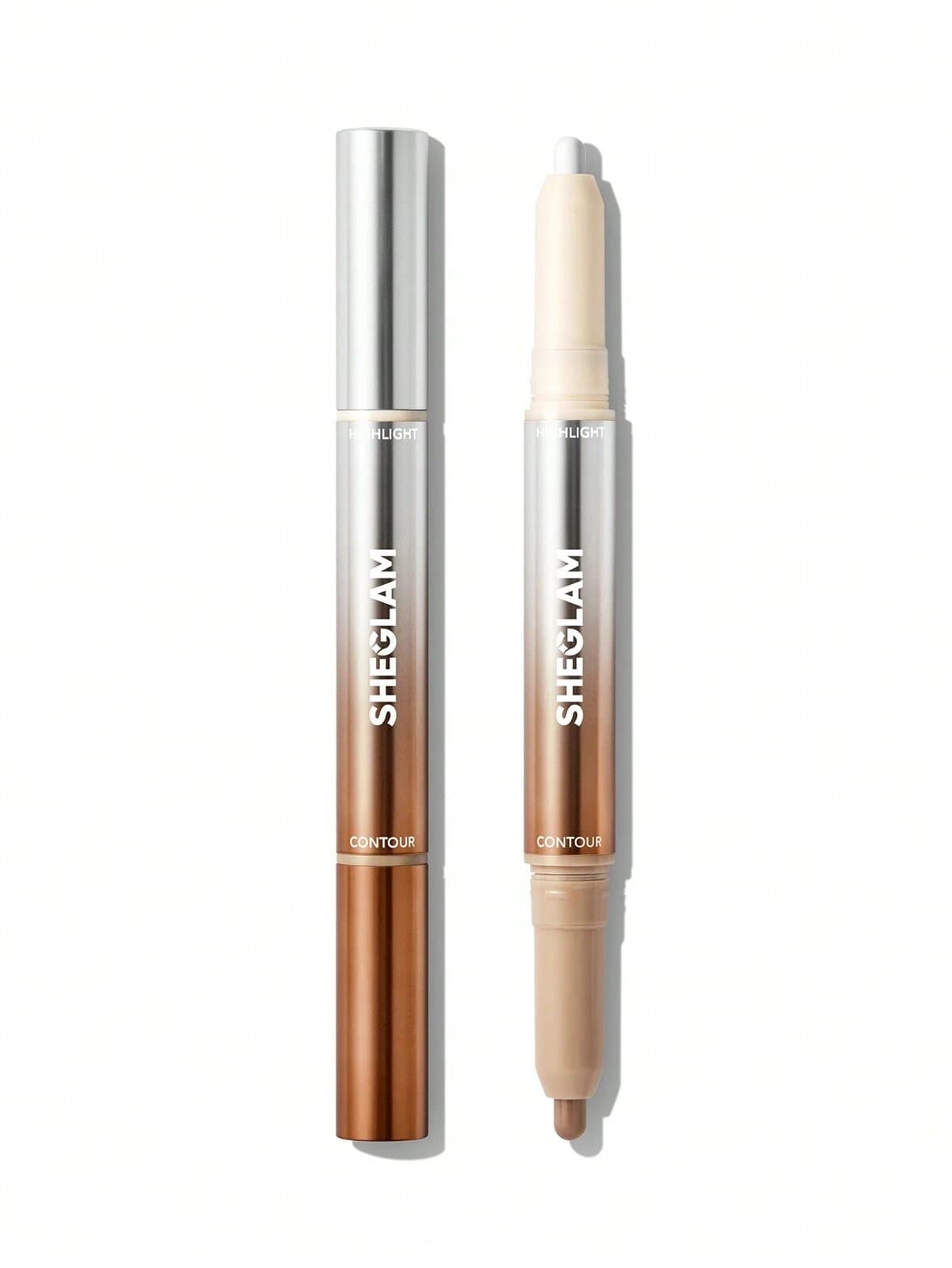Sheglam fine line 2 in 1 nose contour &amp; highlight pen umber | قلم كنتور للانف و هايلايتر  اثنين في واحد من شيكلام