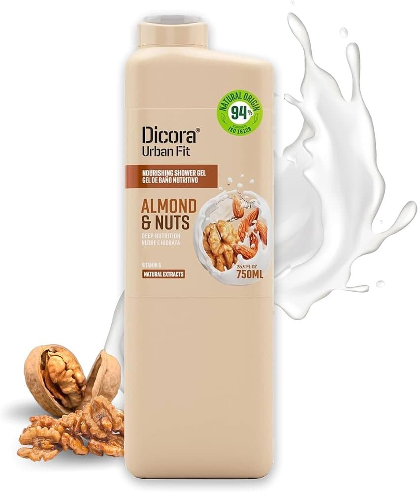 Dicora urban fit almond and nuts shower gel 400ml | جل الشور من ديكورا بال لوز و الجوز