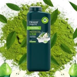 Dicora Urban Fit matcha & and pear Shower Gel 400ml | شور جل من ديكورا بشاي ماتشا و العرموط