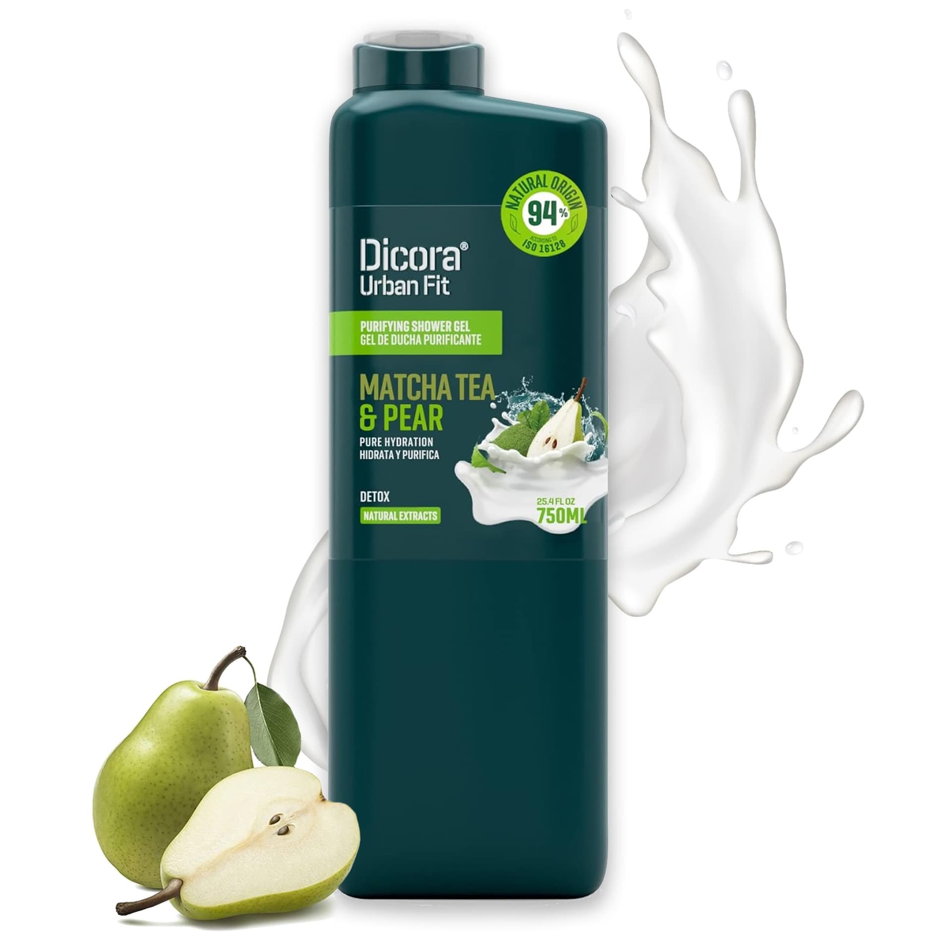 Dicora Urban Fit matcha & and pear Shower Gel 400ml | شور جل من ديكورا بشاي ماتشا و العرموط