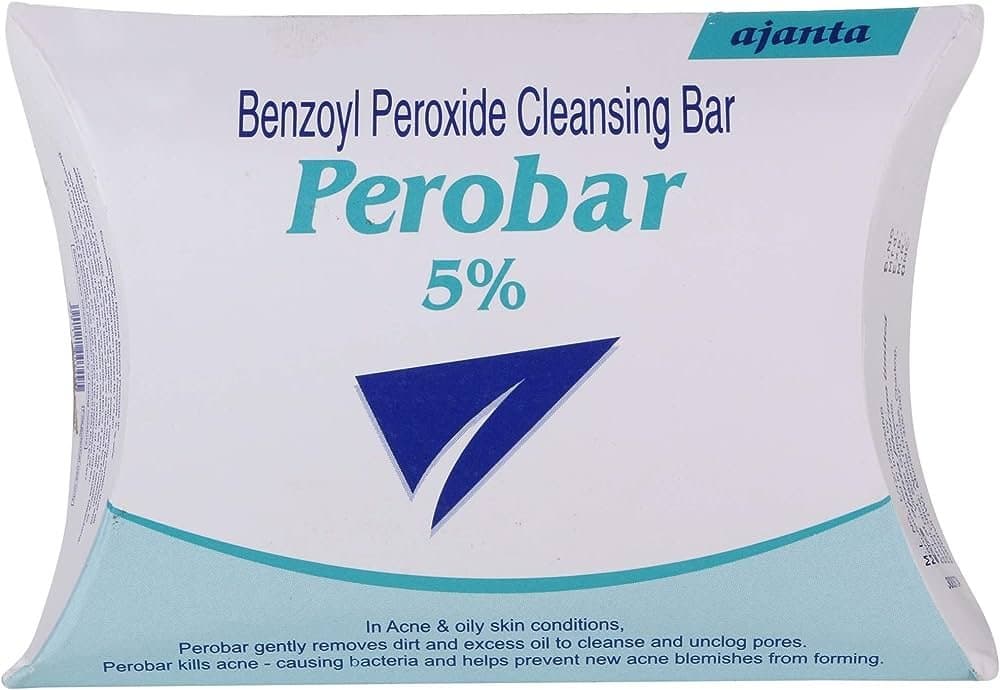 Perobar benzoyl peroxide 5% soap | صابون حب الشباب بال بنزويل بيروكسايد