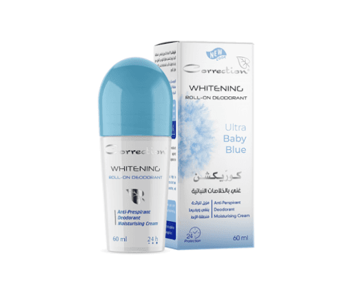 correction whitening roll on deodorant ultra baby blue | رول مييض و مضاد تعرفي من كوريكشن