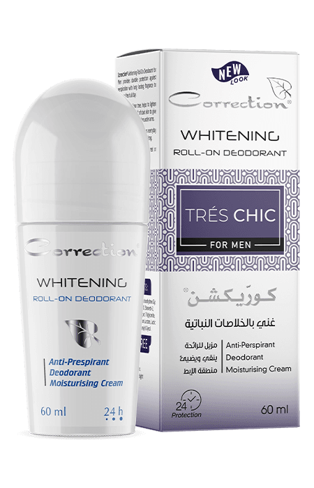 correction whitening roll on deodorant TRES CHIC | رول مبيض و مزيل رائحة للرجال