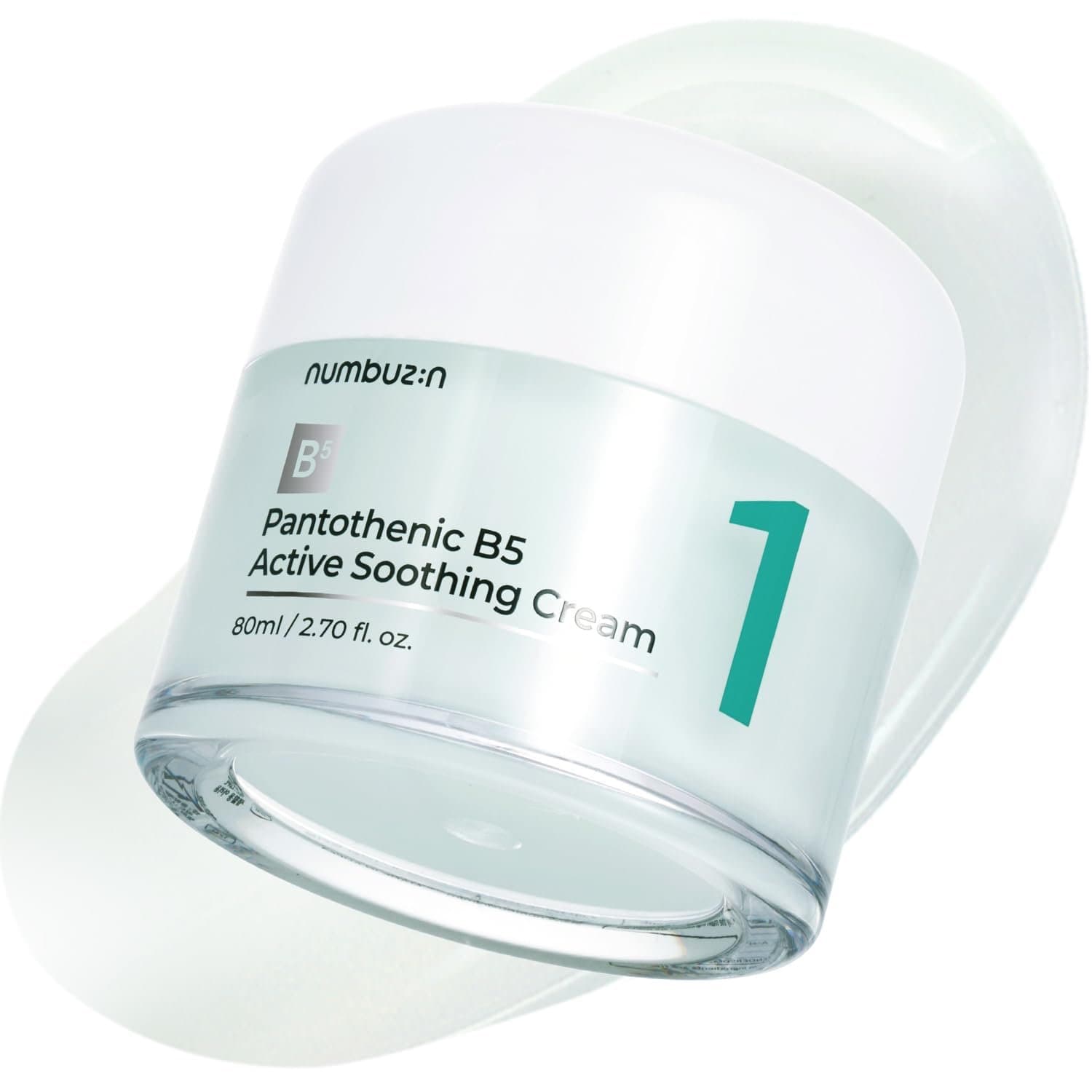 numbuzin No.1 Pantothenic B5 Active Soothing Cream (80ml) |نيمبوزن كريم رقم 1 المهدئ بحمض البانثينيك B5 - للتحكم بالدهون وعلاج الحبوب - 80 مل