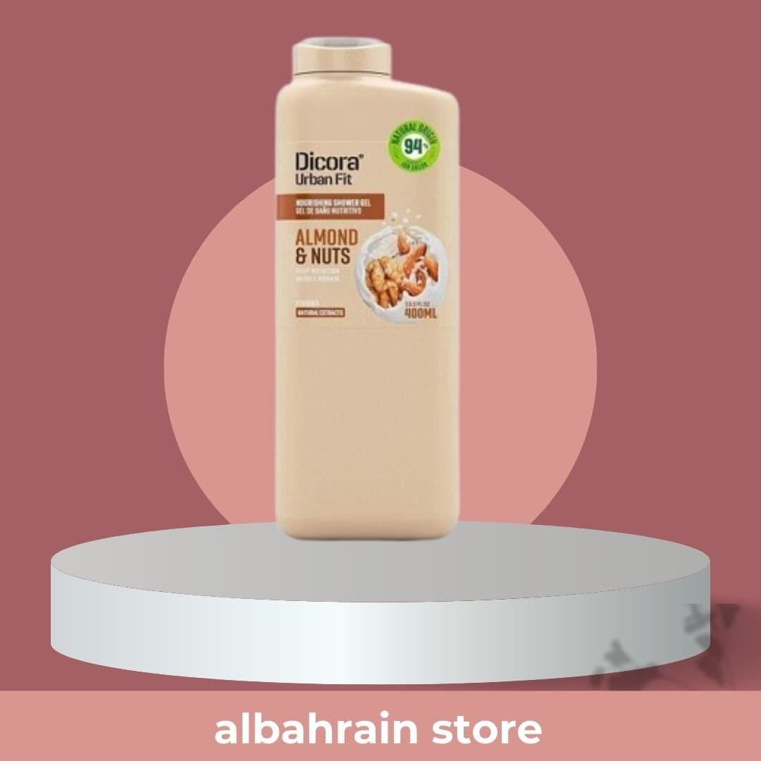 Dicora urban fit almond and nuts shower gel 400ml | جل الشور من ديكورا بال لوز و الجوز