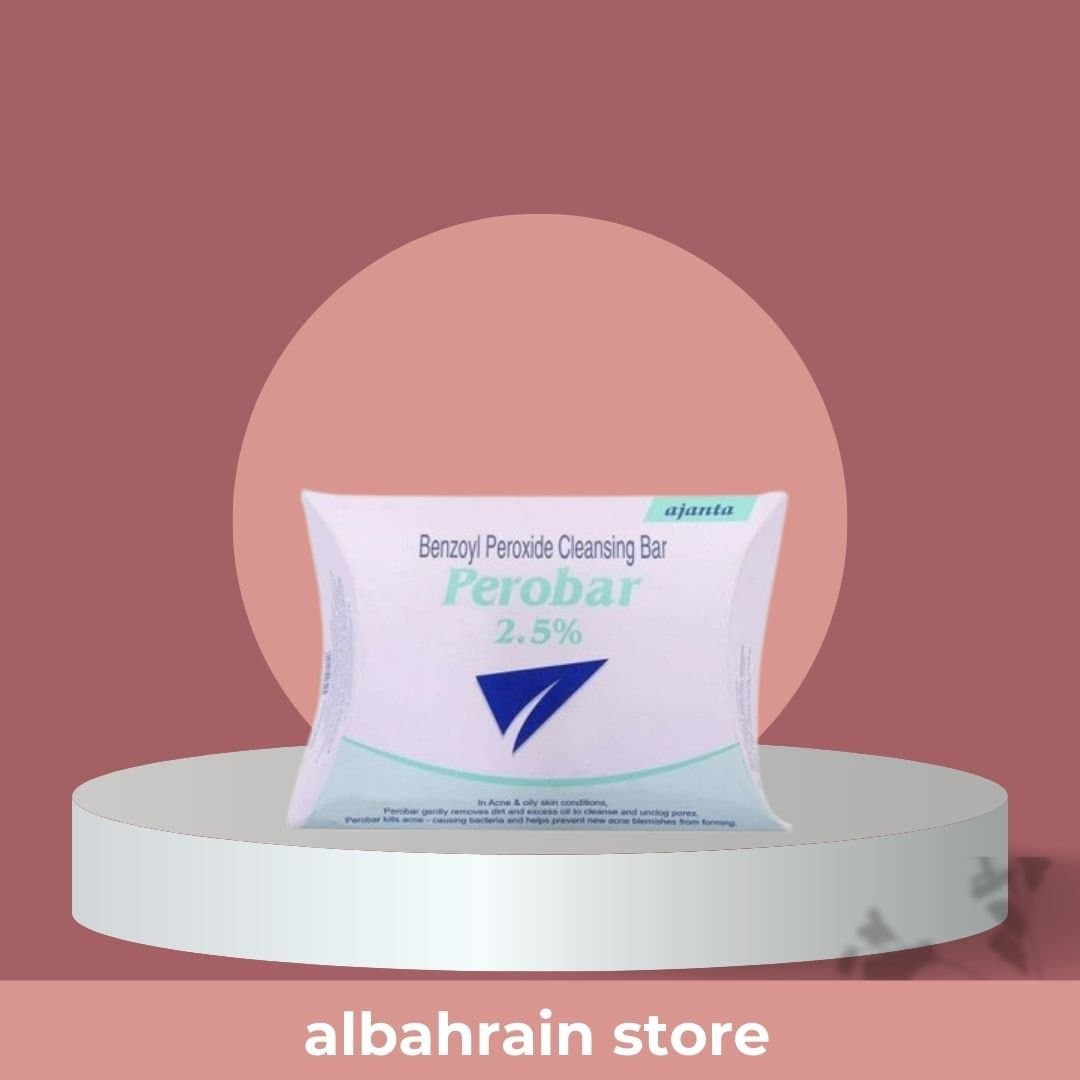 Perobar benzoyl peroxide 2.5% soap | صابون حب الشباب بال بنزويل بيروكسايد