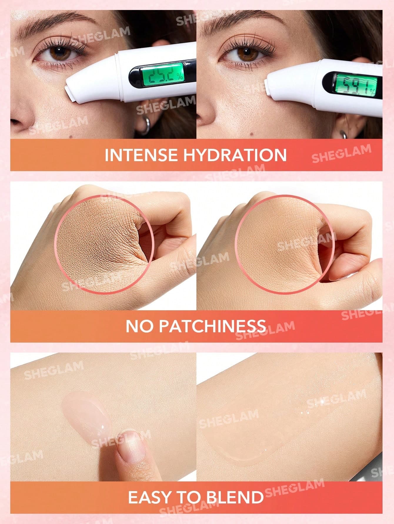 Sheglam Melon Melt Niacinamide Serum Primer | برايمر يخفي المسام ويثبت الميكب من شيكلام