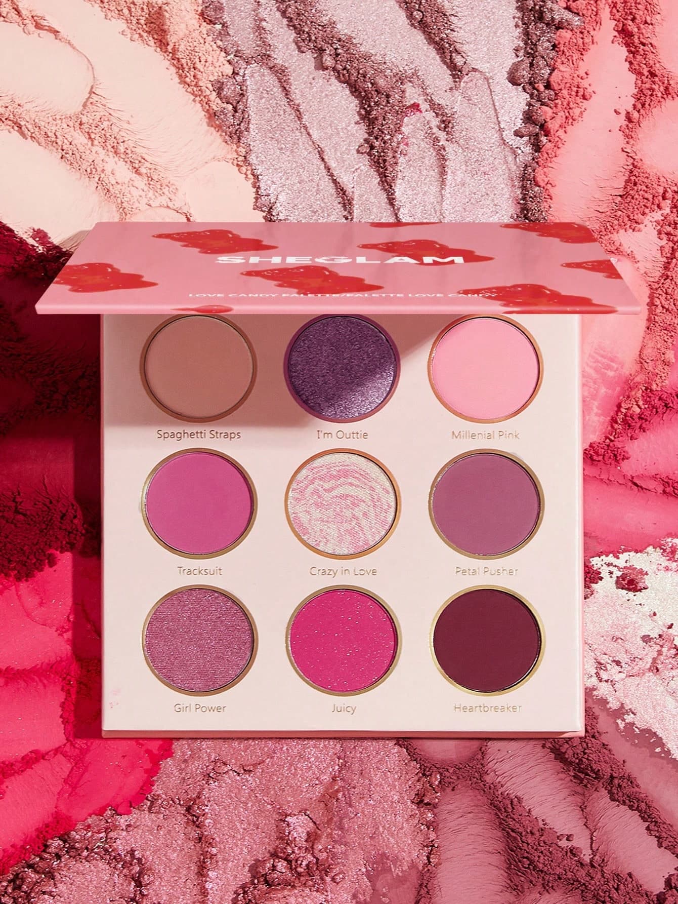 Sheglam Eye Candy Palette | باليت ضلال عيون تدرجات الوردي الباربي من شيكلام
