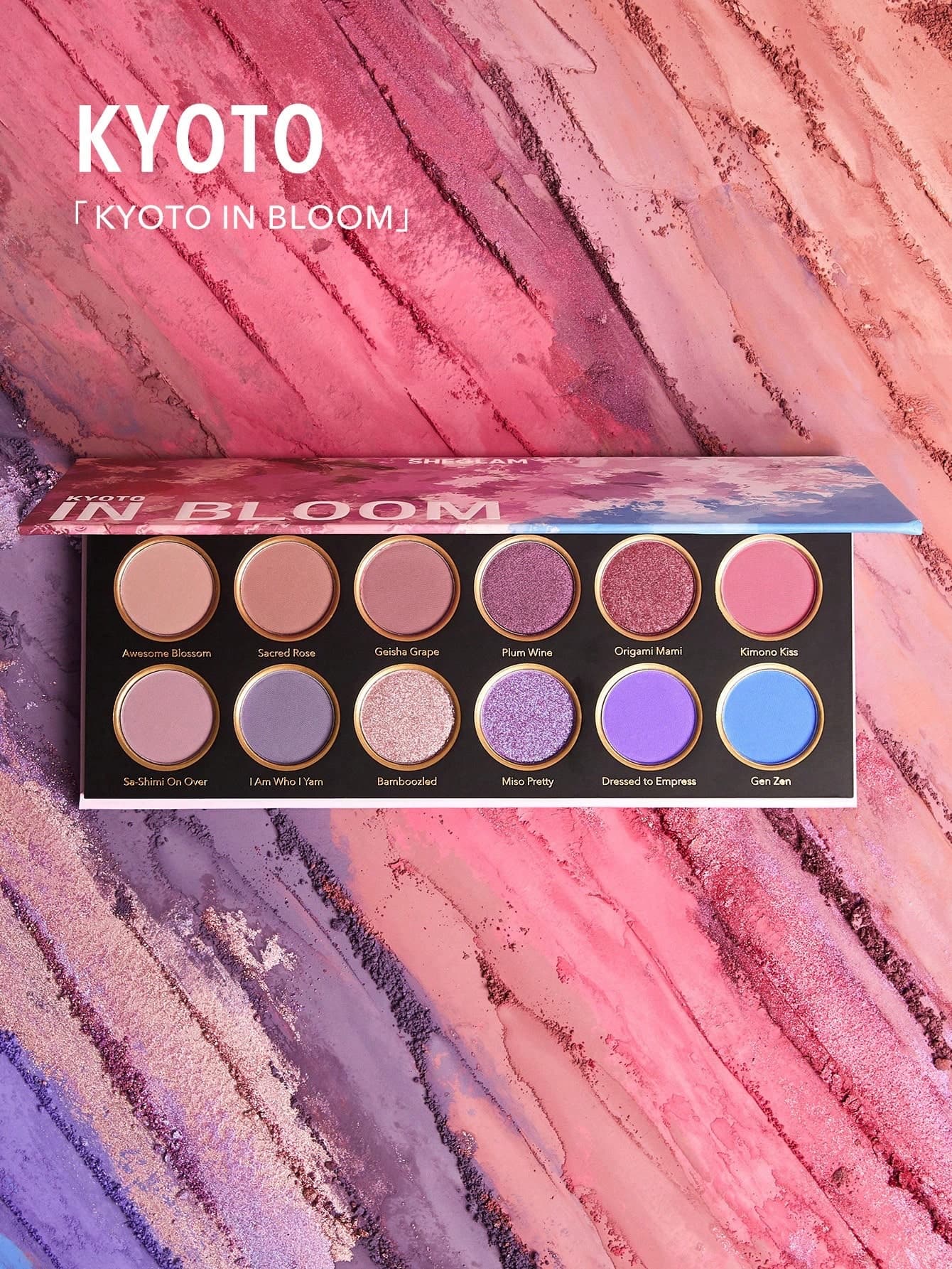 Sheglam Kyoto In Bloom Palette | باليت ضلال عيون موڤ من شيكلام