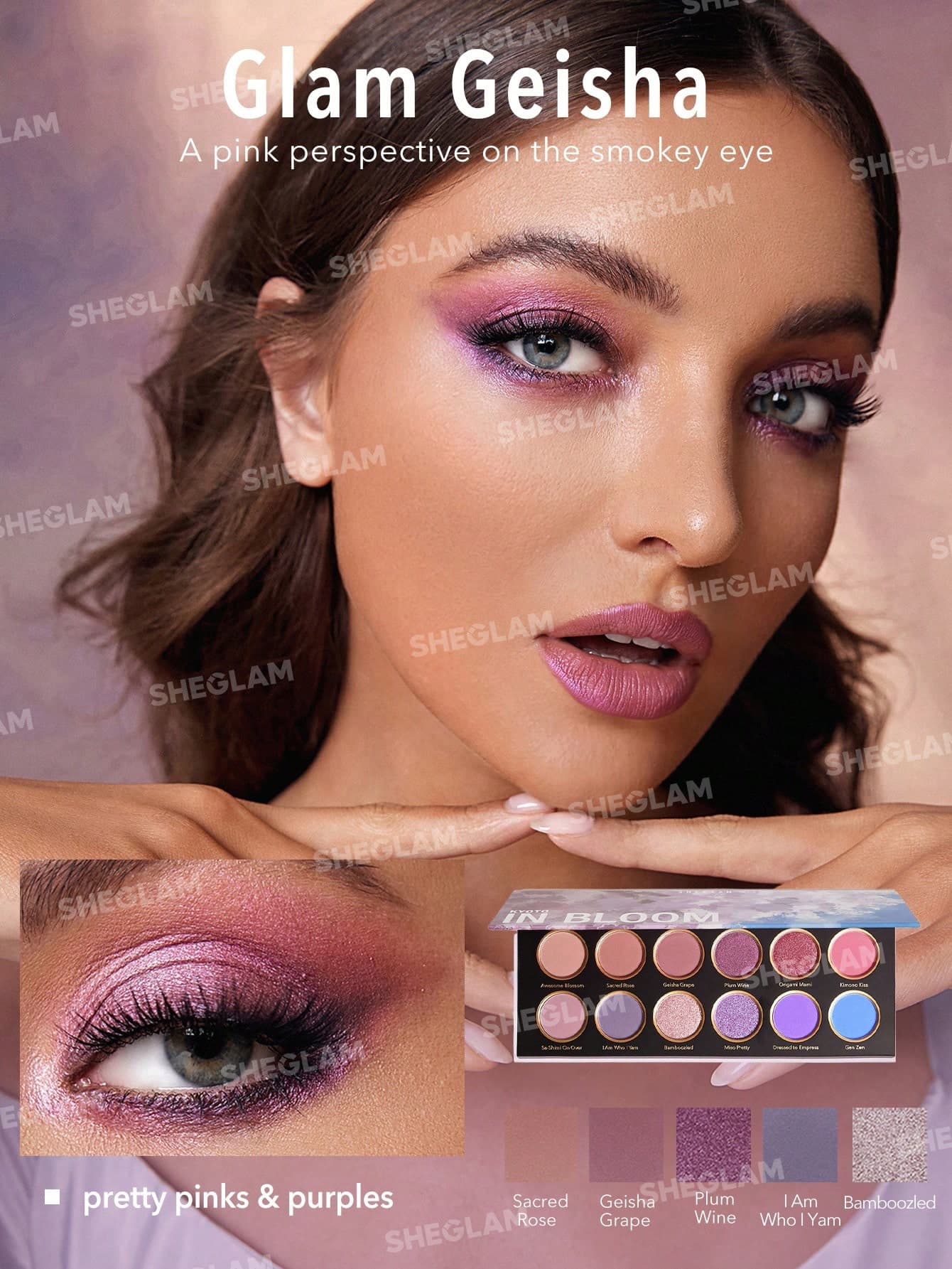 Sheglam Kyoto In Bloom Palette | باليت ضلال عيون موڤ من شيكلام