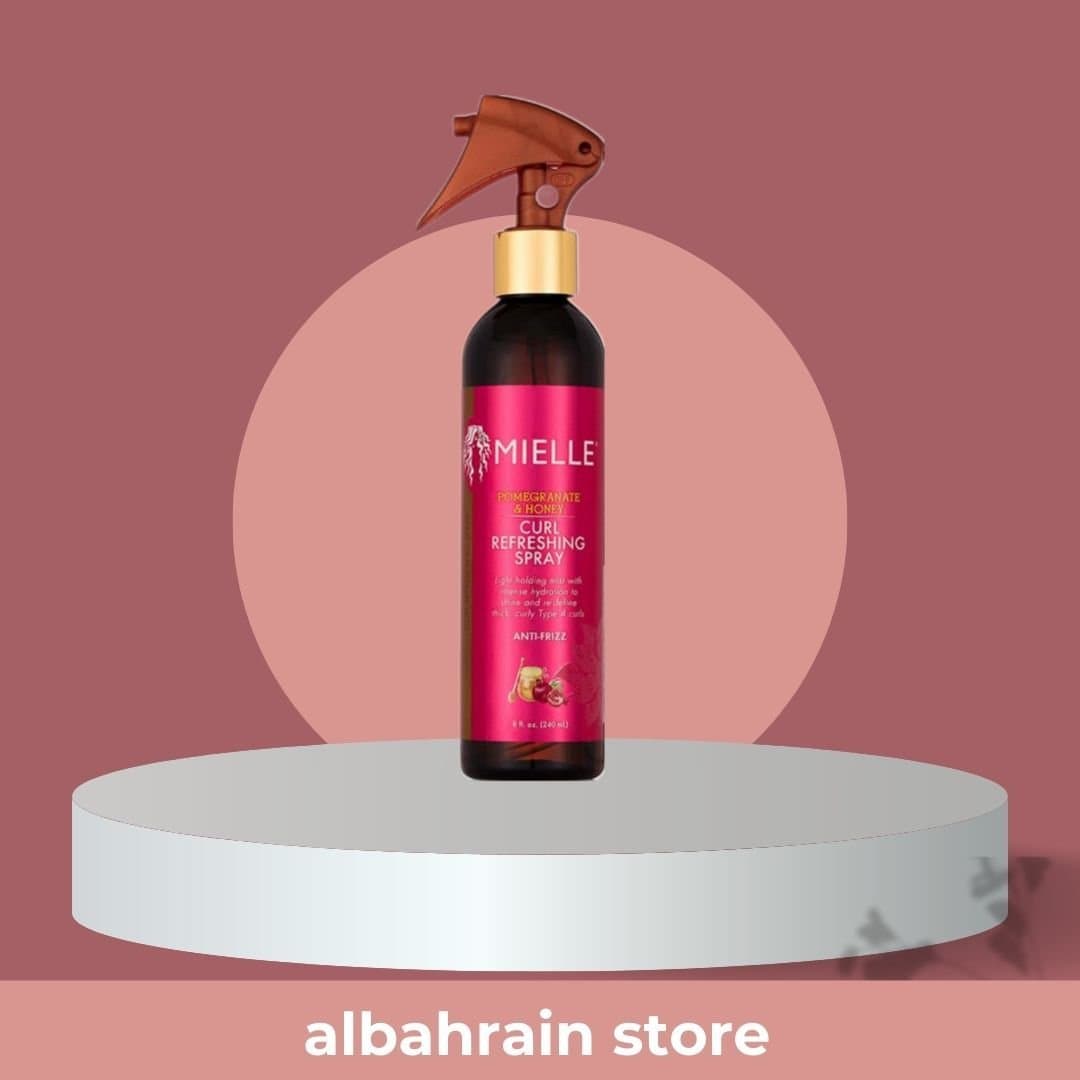 Mielle Pomegranate &amp; Honey Curl Refreshing Spray | 
سبري للشعر مجعد  بالرمان و العسل من ميلي
