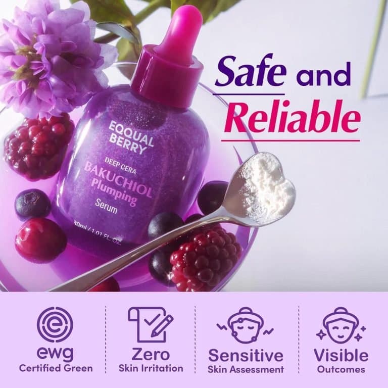 EQQUAL BERRY Bakuchiol Plumping Serum | سيرم الباكوتشيول بديل الريتنول من ايكول بيري