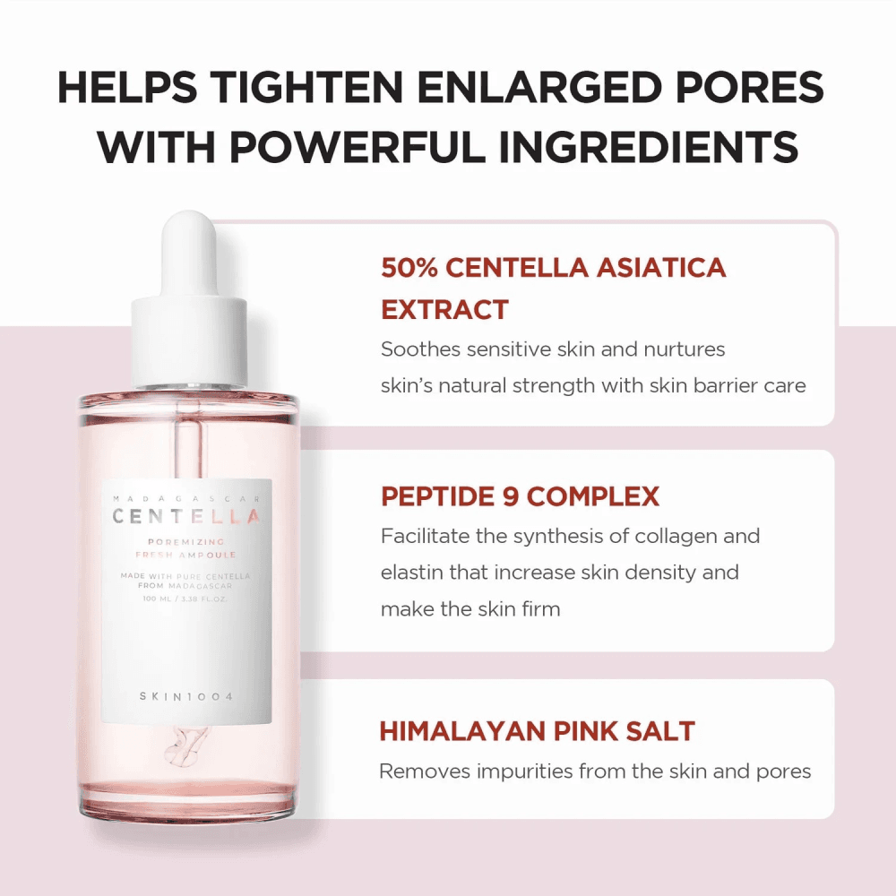 Skin1004 Poremizing Ampoule | سيروم لتصغير المسام وشد البشرة