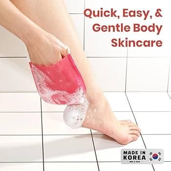 Mom's baby recipes body peeling pad | ليفة التقشير الكورية قطعة واحدة