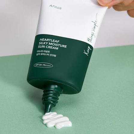 ANUA Silky Moisture Sun Cream SPF50+ PA++++ | 
واقي شمس انوا