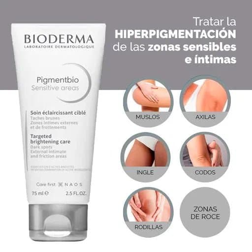 Pigmentbio Sensitive Areas – Soin Éclaircissant Ciblé | كريم تبيض المناطق الحساسة من بايوديرما