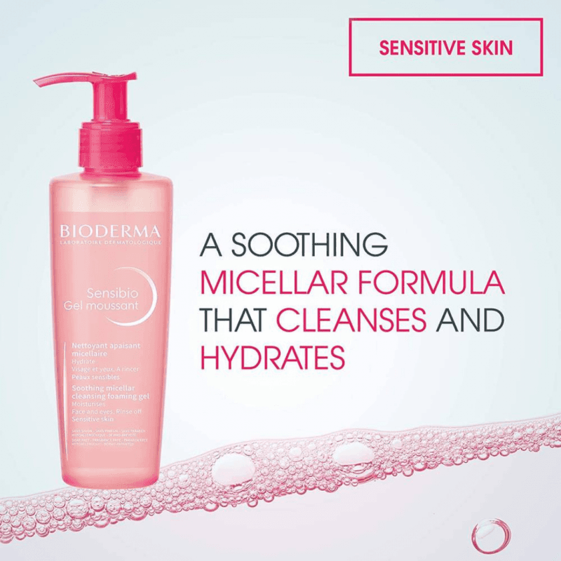 Bioderma Sensibio Gel Moussant | غسول بايوديرما للبشرة الحساسة حجم
500 ملم