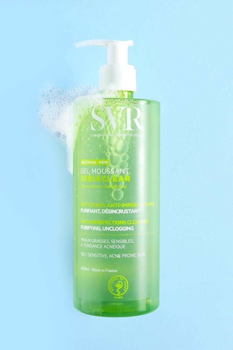 SVR Sebiaclear Gel Moussant | غسول جل للبشرة الدهنية من SVR 400 ملم