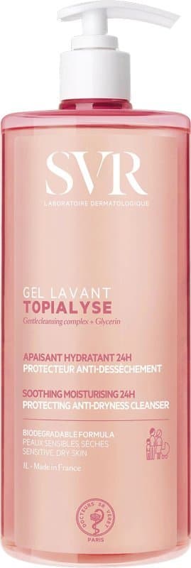 SVR Topialyse Gel Lavant | غسول جل للبشرة الجافة والحساسة من SVR حجم عملاق . 1000  ملم