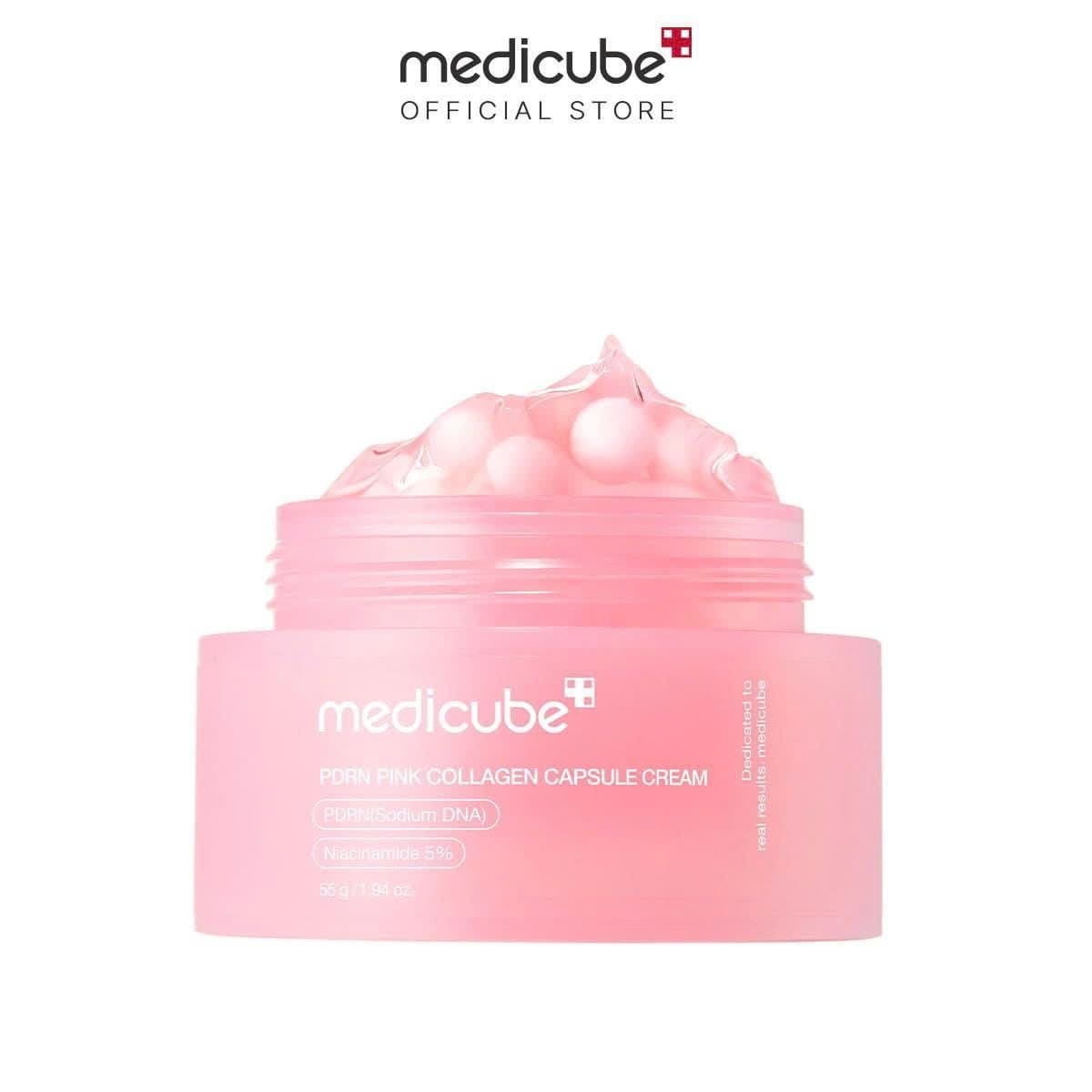 Medicube PDRN Pink Collagen Capsule Cream | كريم الكولاجين و مستخلص السلمون من مدكيوب