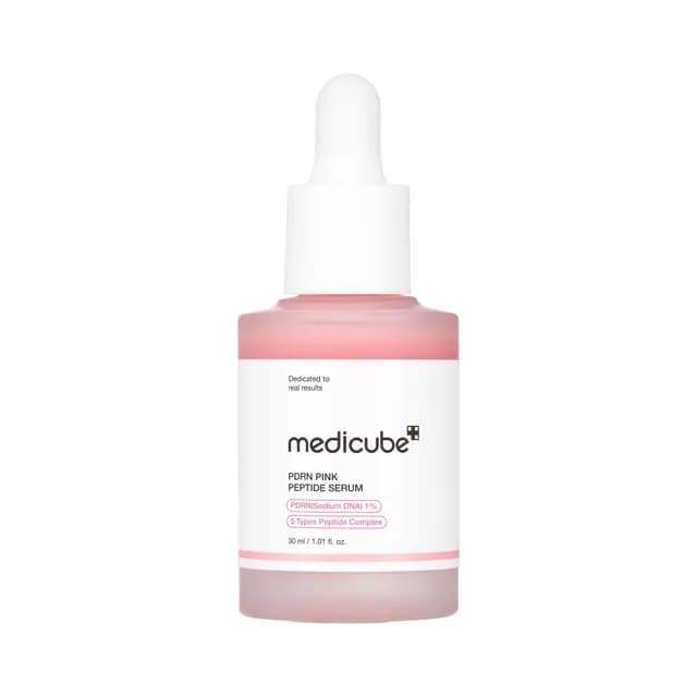 Medicube PDRN Pink Peptide Serum (30ml) - Elasticity & Brightening Care |
ميديكيوب سيروم الببتيد الوردي PDRN - لشد البشرة وتفتيحها - 30 مل