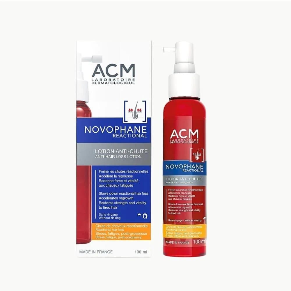 لوشن اي سي ام نوفوفان (ACM Novophane Reactional) لعلاج تساقط الشعر التفاعلي والمؤقت (100 مل)