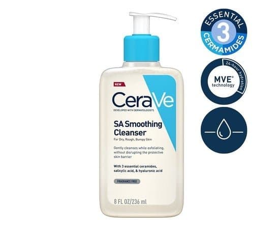 غسول سيرافي إس آي (CeraVe SA) منعم ومقشر للبشرة الجافة والخشنة بحمض الساليسيليك - 236 ملم
