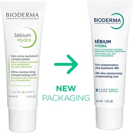 كريم بيوديرما Bioderma سيبيوم هيدرا المرطب للبشرة المعرضة لحب الشباب والجافة - 40 مل