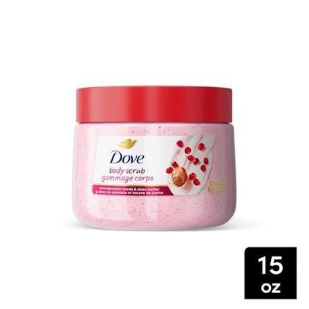 دوف Dove Body Scrub مقشر ومجدد خلايا الجسم ببذور الرمان وزبدة الشيا - 425 جم