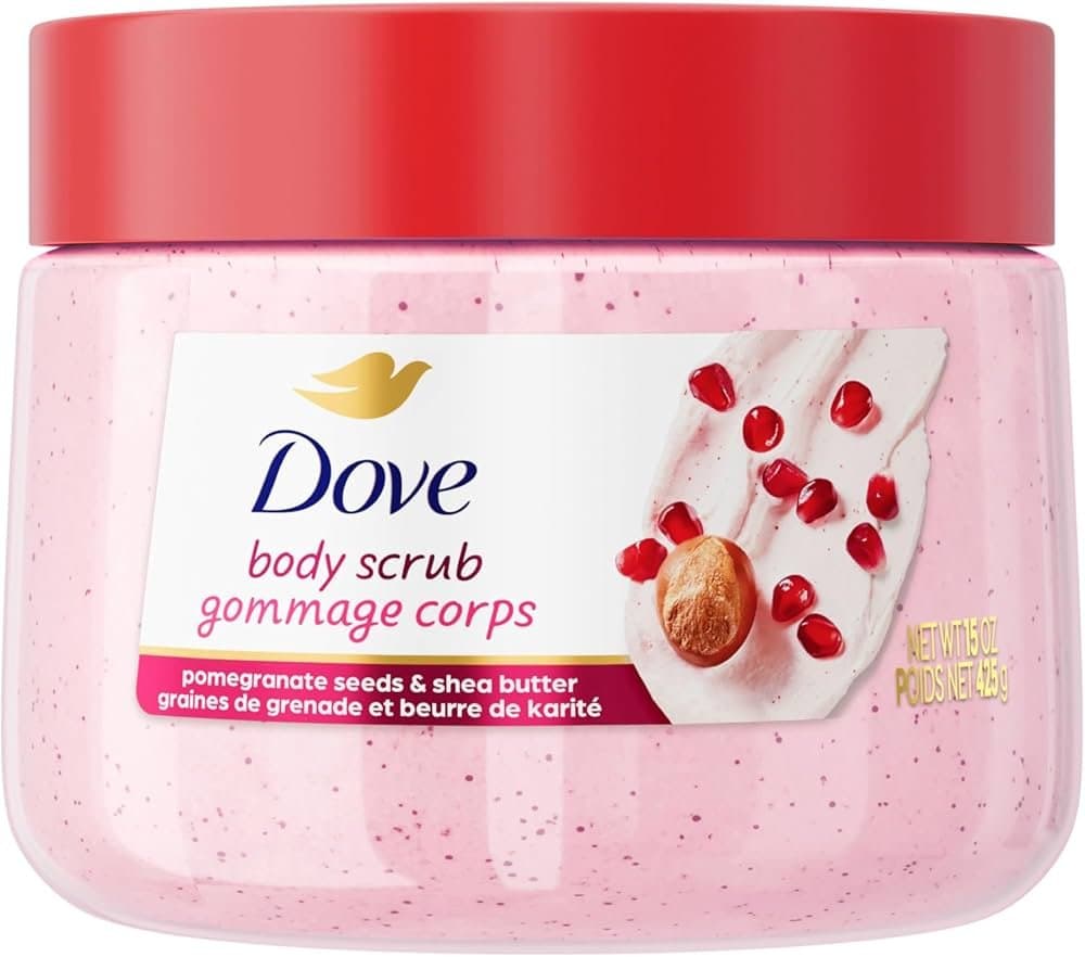 دوف Dove Body Scrub مقشر ومجدد خلايا الجسم ببذور الرمان وزبدة الشيا - 425 جم