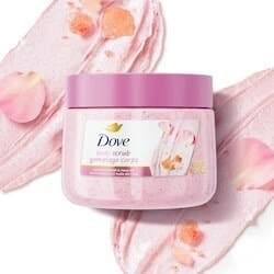 دوف Dove Body Scrub - مقشر ومجدد ملمس الجسم بملح الهيمالايا وزيت الورد - 425 جم