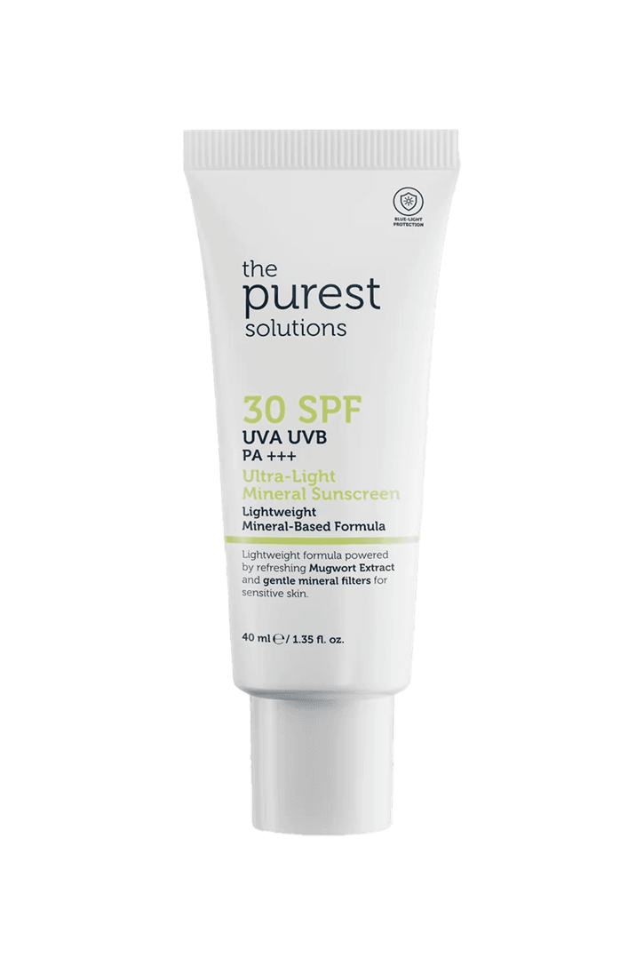 واقي شمس معدني وفيزيائي للبشرة الحساسة  | ذا بيورست سوليوشنز (The Purest Solutions Mineral Sunscreen)