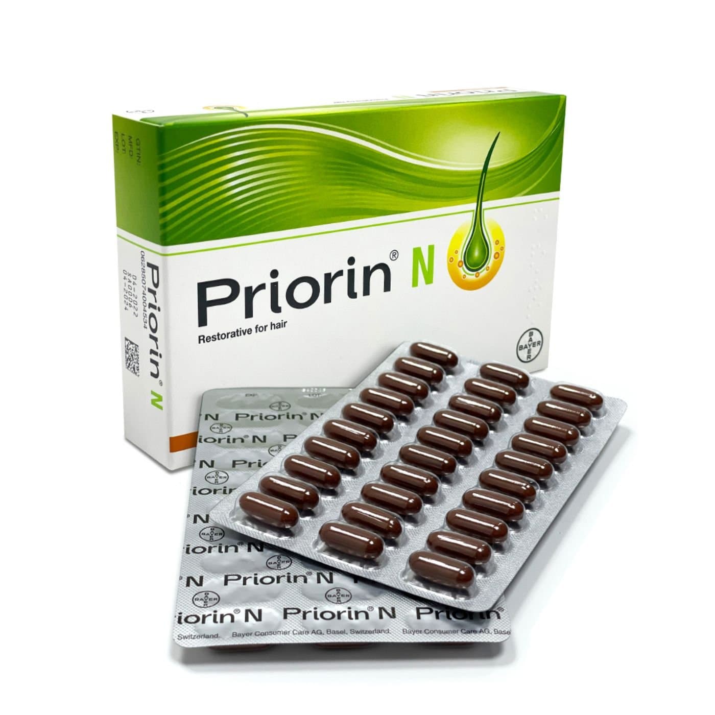 حبوب بريورين ن للشعر لمنع التساقط وتكثيفه | Priorin N Capsules