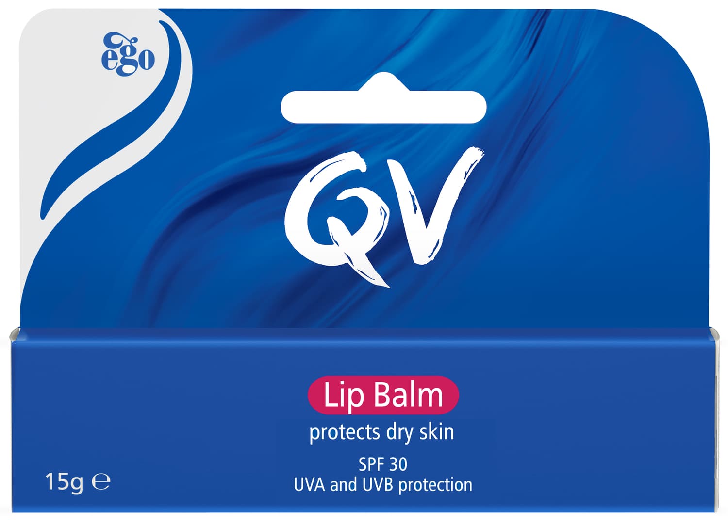 QV Lip Balm SPF30 Lip - 15g | كيو في مرطب للشفاه مع حماية من الشمس spf 30 - 15 غرام